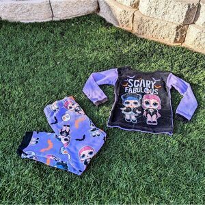 Little girls LOL Surprise scary fabulous halloween pajama set